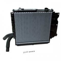  Radiator, 2 Row (With or Without AC), 1997-2006 Wrangler (2.4L, 2.5L & 4.0L) (MT), 2004-2006 Wrangler Unlimited (4.0L) (MT)