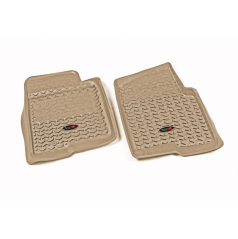 Floor Liner, Front, Tan, 11-14 Ford F150 Pickup