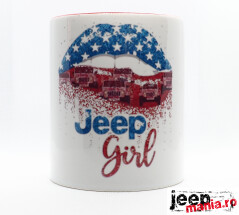 Lips Jeep Car Girl - Ceramic Coffee Mug Red, Tea Cup | Best Gift